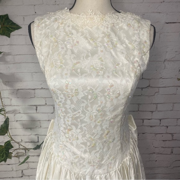 Robe De Fête Jessica McClintock Fille Taille 6X - Noël, Mariage, Cérémonie, Noir Brillant - Occasion Très Bon état